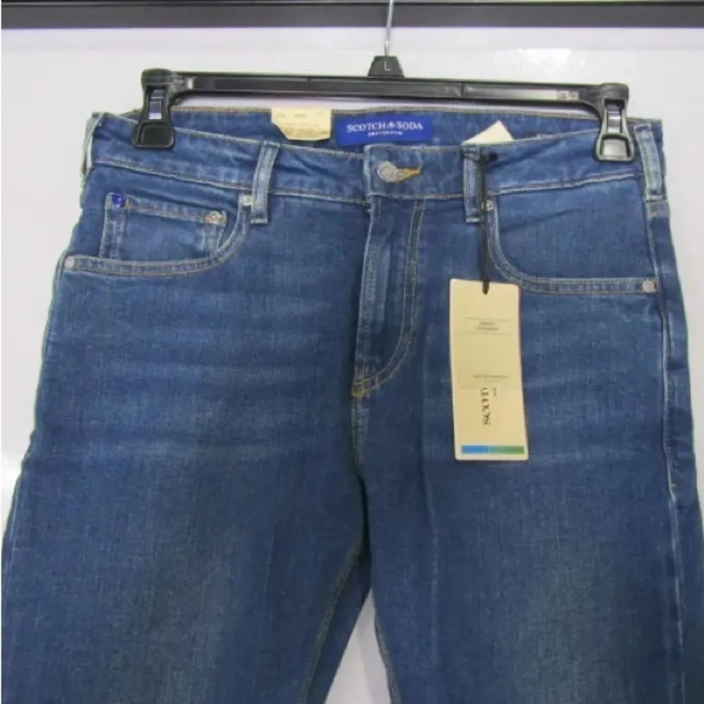 Scotch & Soda Amsterdam US 28 x 32 Super Skim Slim Denim Jeans‎ Medium Blue NWT